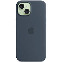 Силіконовий чохол iPhone 15 Apple Silicone Case - Storm Blue