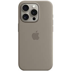 Силіконовий чохол iPhone 15 Pro Apple Silicone Case - Clay