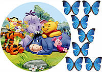 Вафельна картинка Вінні Пух 2