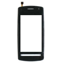 Сенсорний екран Nokia 600 чорний, з рамкою