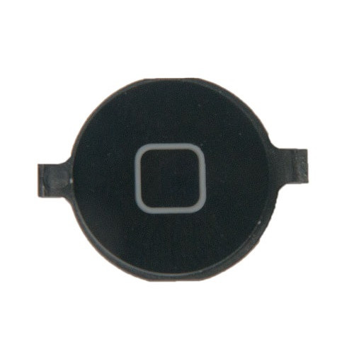 Накладка на кнопку меню iPhone 4 /3G /3GS чорна, фото 1