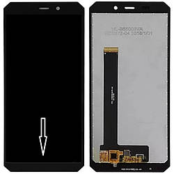 Дисплей Oukitel F150 H2022 чорний - відшарування знизу дисплея