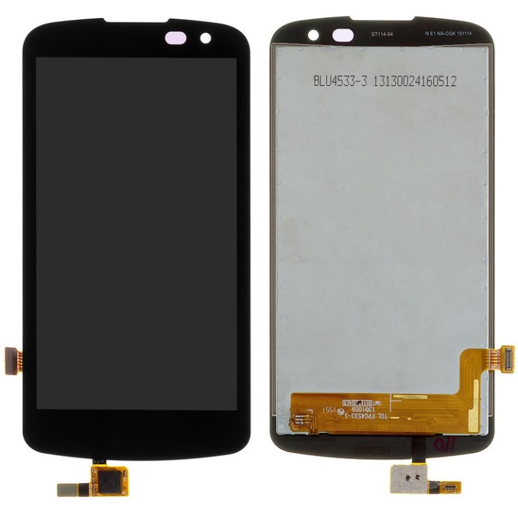 Дисплей LG K120E K4 /K121 чорний, оригінал PRC з датчиком наближення, фото 1