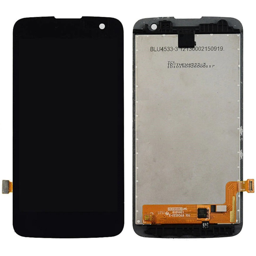 Дисплей LG K130E K4 Dual Sim /VS425 чорний, без датчика наближення, фото 1