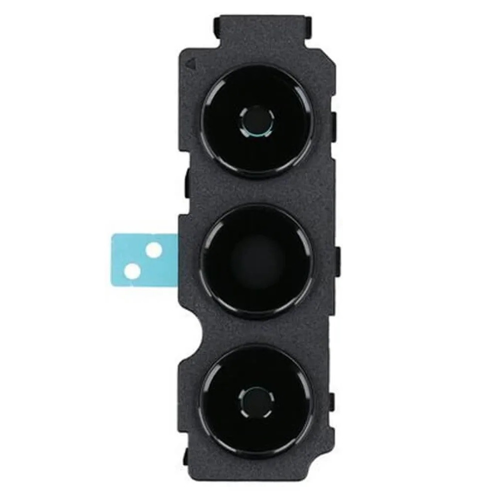 Скло камери Samsung A047 Galaxy A04s з рамкою чорного кольору, фото 1