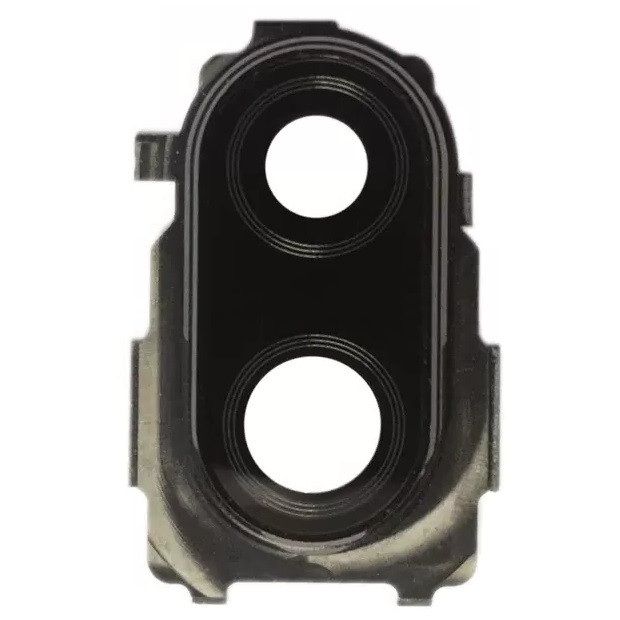 Скло камери Xiaomi Redmi Note 7 /Note 7 Pro з рамкою чорного кольору, фото 1