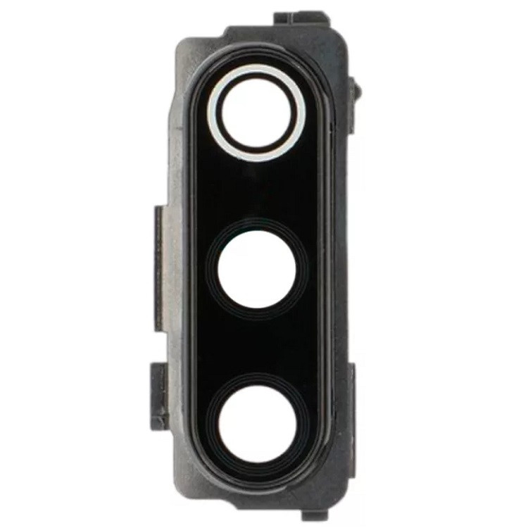 Скло камери Xiaomi Mi 9 з рамкою чорного кольору, Piano Black, фото 1