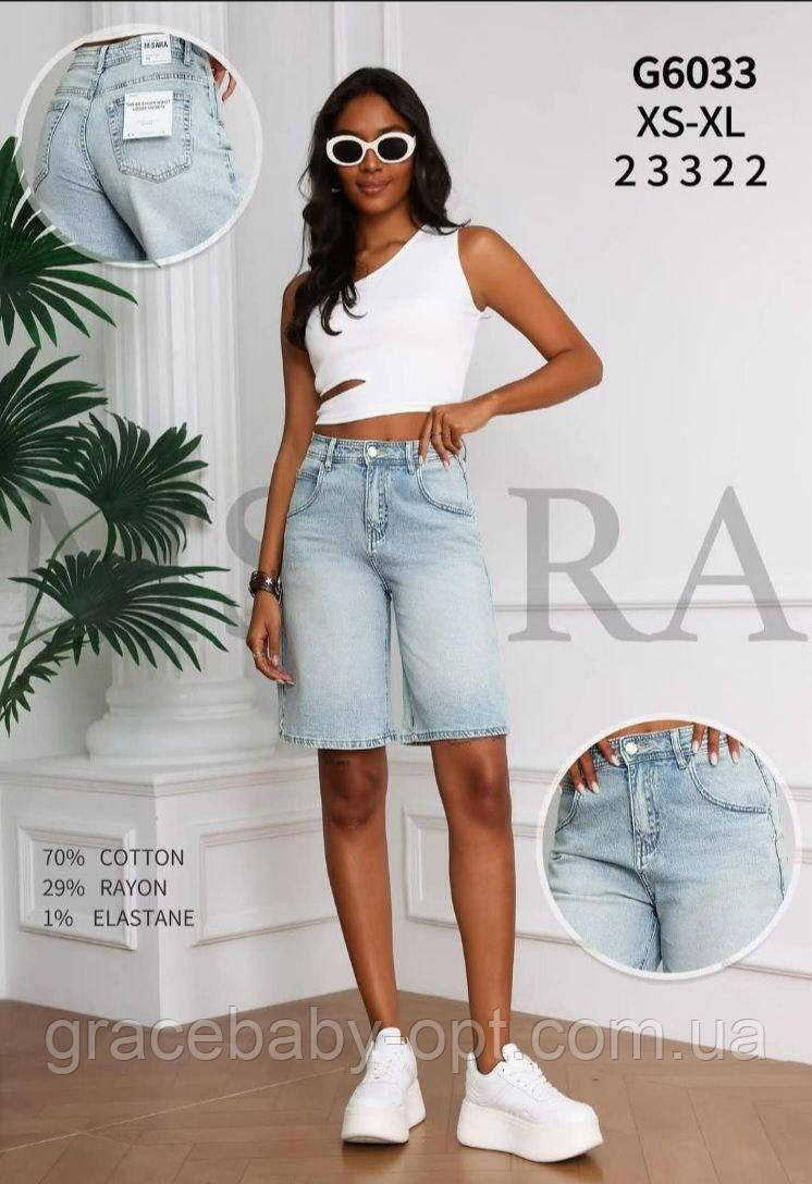 Бриджі джинсові жіночі оптом, XS-XL рр., № Nk-G6033, фото 1