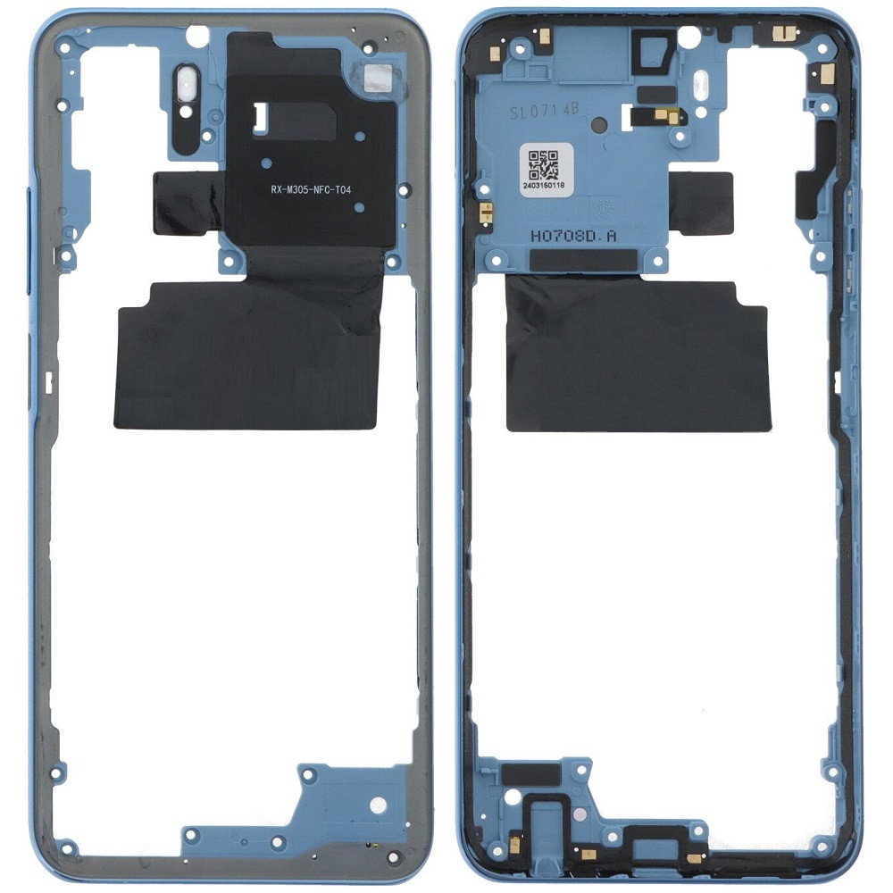 Рамка корпусу Xiaomi Poco M5s блакитна