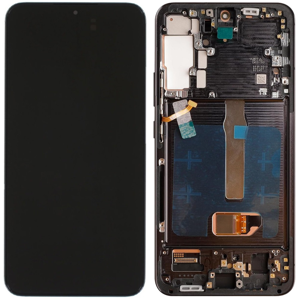 Дисплей Samsung S906 Galaxy S22+ 5G чорний, OLED, з рамкою, Phantom Black, фото 1