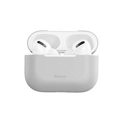Чохол силіконовий Airpods Pro Baseus Super Thin Silica Gel Case (WIAPPOD-ABZ0G) Сірий