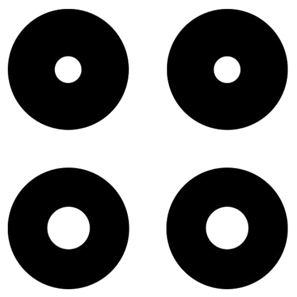 Скло камери Honor X6a без рамки, комплект 4шт., фото 1