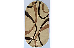 Килим 1.00х2.00 Овал MELISA 0353 CREAM