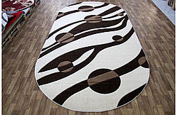 Килим 1.00х2.00 Овал MELISA 0357 CREAM