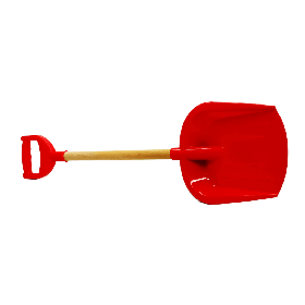 Іграшка Technok Toys «Лопата маленька» (64 см), дерев'яна ручка, червона 2896-1