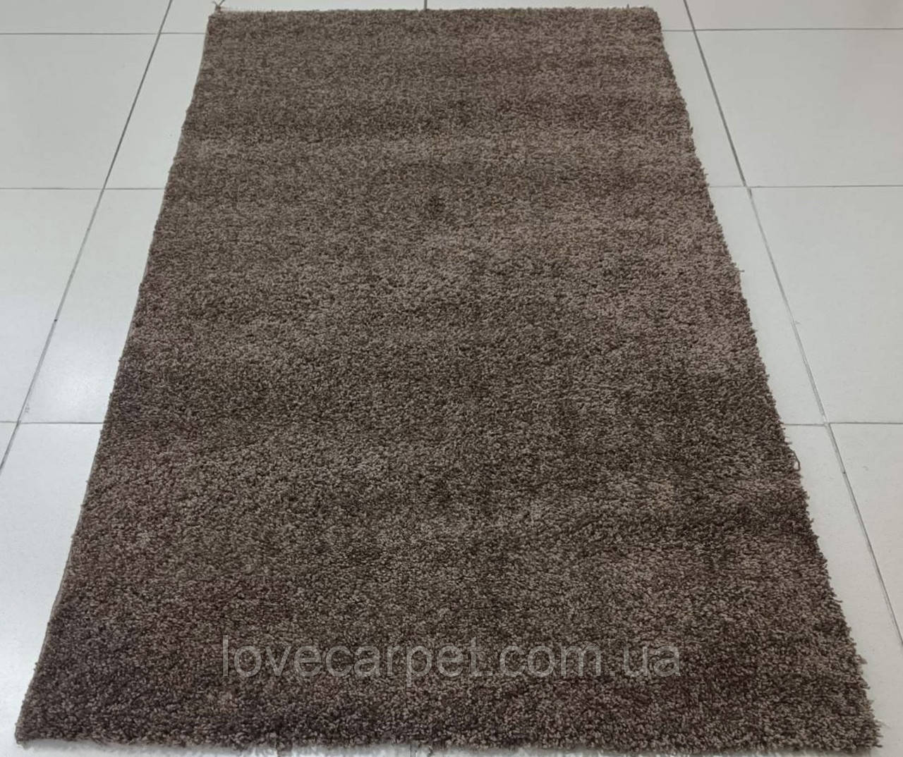 Килим Shaggy Fantasy коричневого кольору прямокутний 1.50х3.00