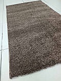 Килим Shaggy Fantasy коричневого кольору прямокутний 1.50х3.00, фото 3