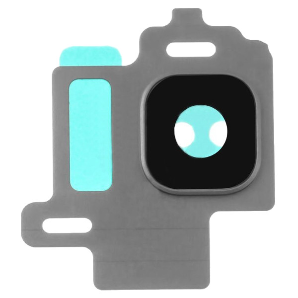 Скло камери Samsung G950 Galaxy S8 з рамкою сріблястого кольору, Arctic Silver, фото 1