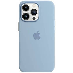 Силіконовий чохол iPhone 13 Pro Max Apple Silicone Case with MagSafe (анімація) - Blue Fog