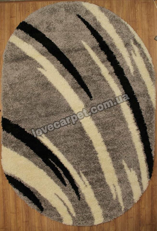 Килим з високим ворсом овал ., фото 1