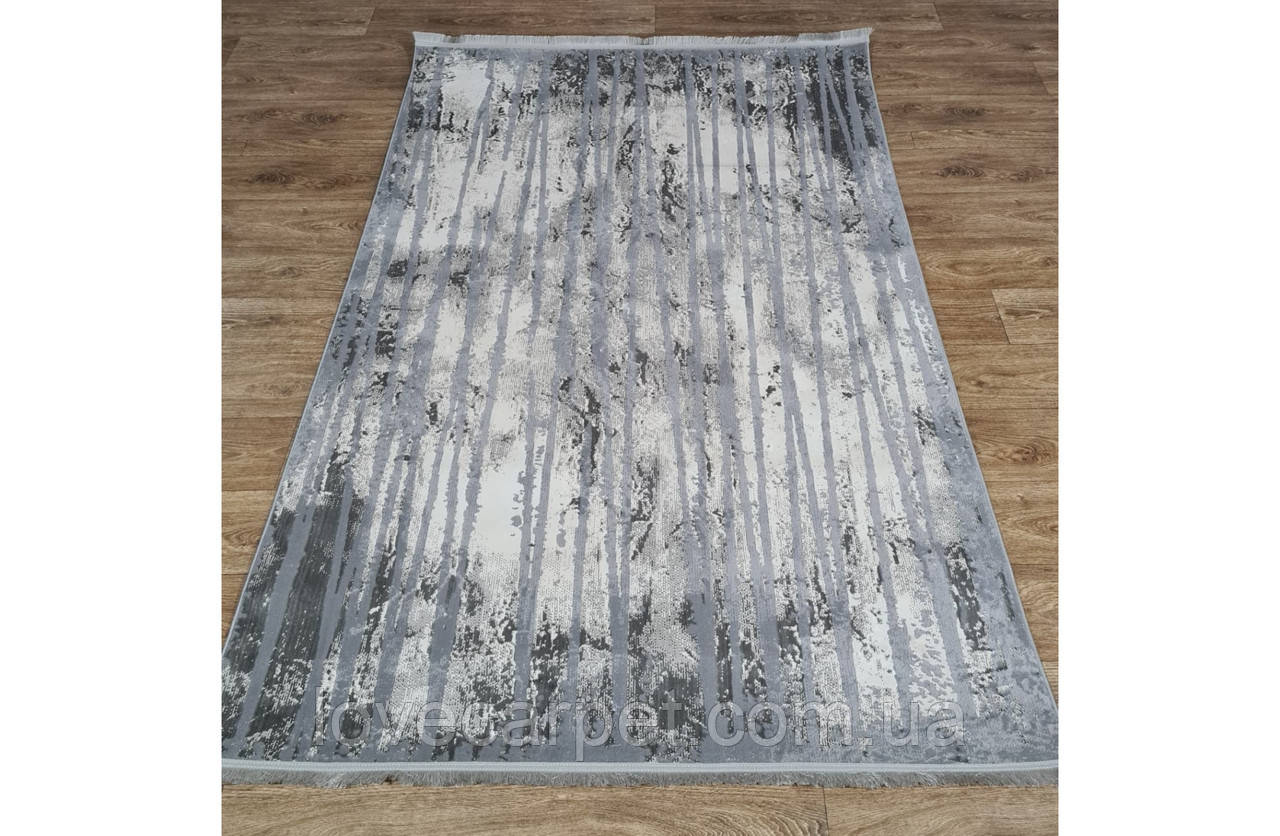 Килим 0.78х1.50 Прямий LUXURY 06188A GREY / GREY, фото 1