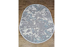 Килим 0.78х1.50 Овал LUXURY 05917A BLUE / BLUE