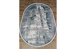 Килим 2.35х3.40 Овал LUXURY 06185A TURQUOISE / VIZON HB