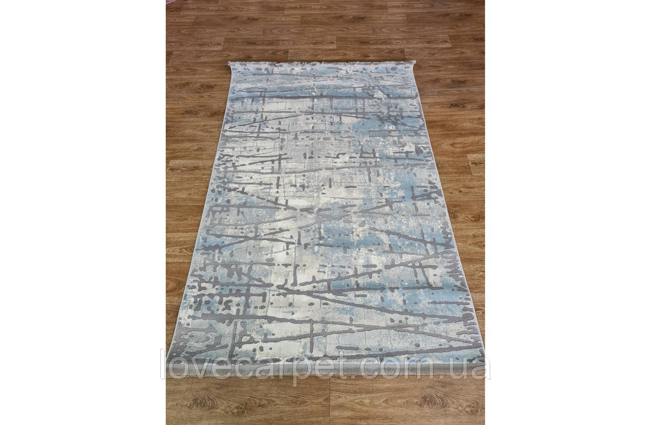 Килим 0.78х1.50 Прямий LUXURY 06189A CREAM / BLUE
