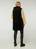 Стильна жіноча стьобана подовжена   зимова Куртка-трансформер- ''Дієго'', фото 7