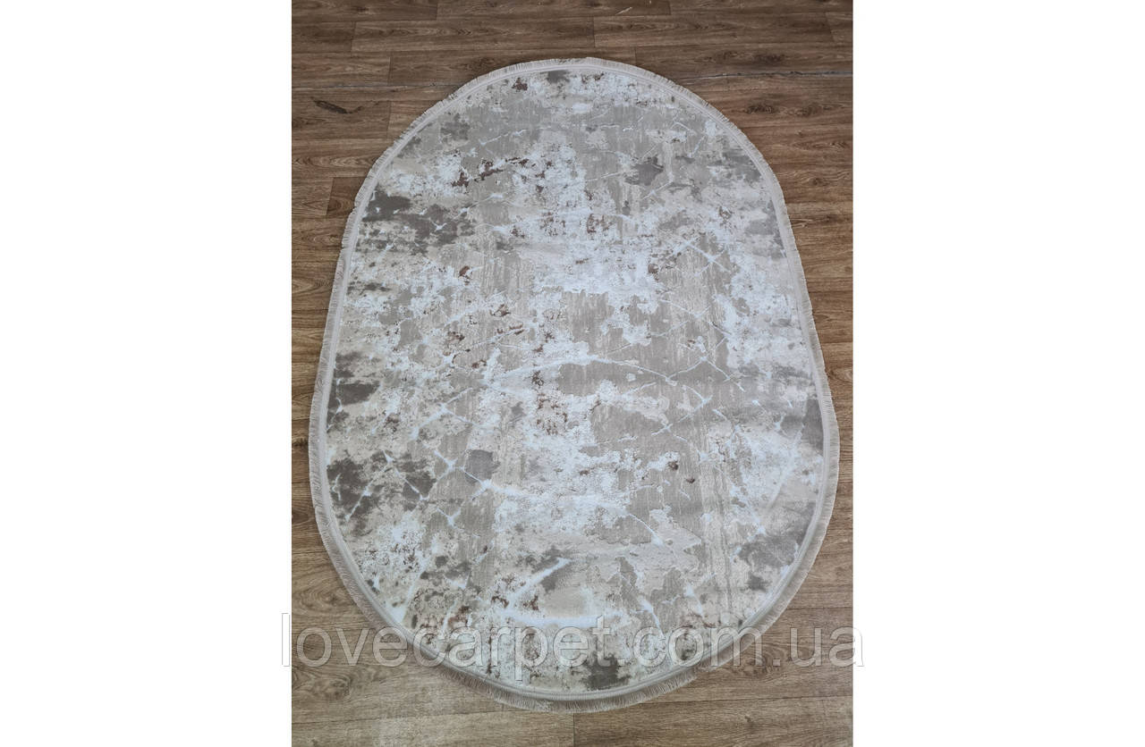 Килим 0.60х1.00 Овал ODESSA 0140EB POLY. BEIGE / CREAM, фото 1