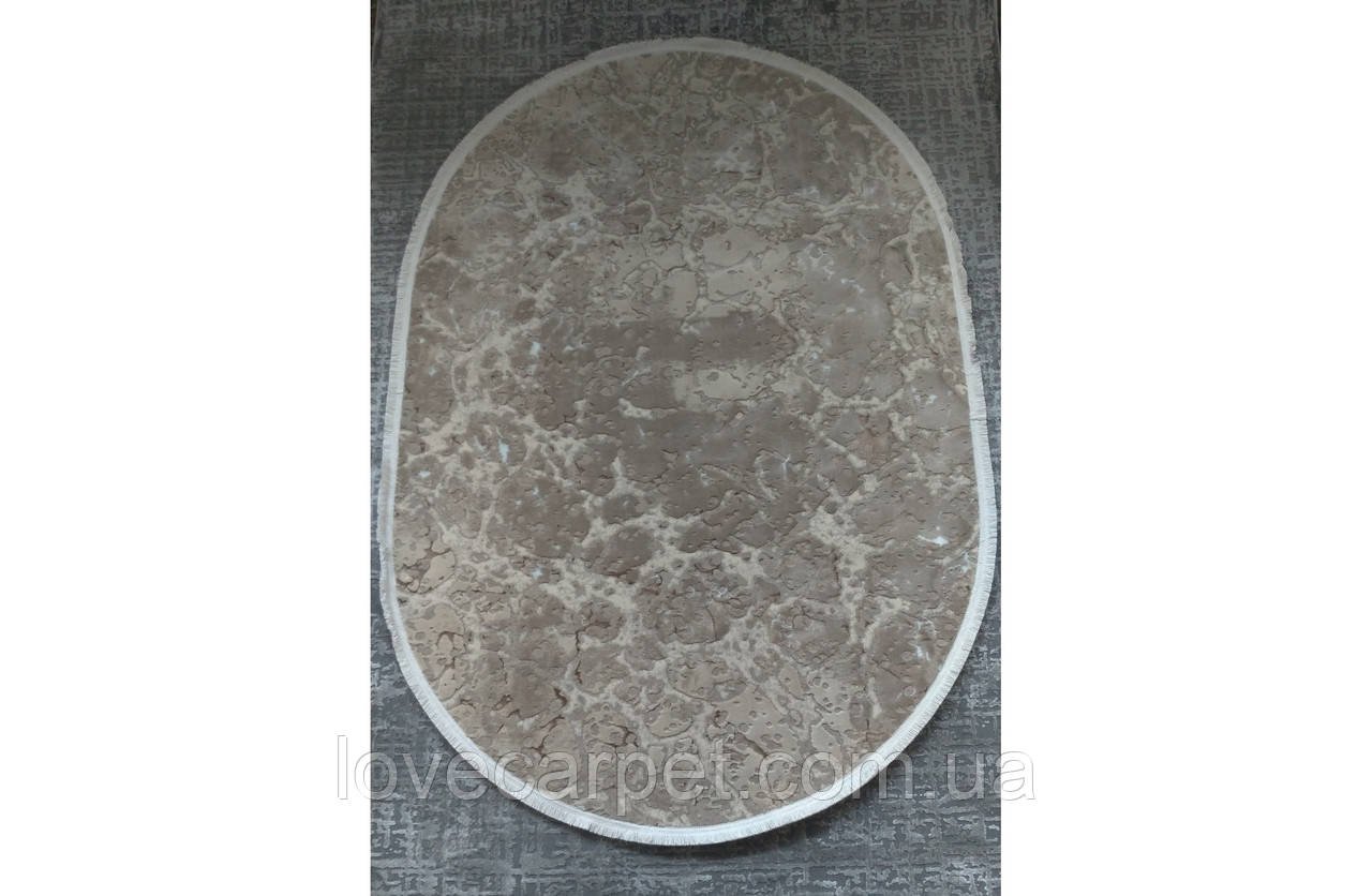 Килим 0.60х1.00 Овал ODESSA 0169OD POLY. BEIGE / BEIGE, фото 1