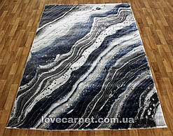 Килим 0.80х1.80 овал  LOW_CANYON 121HA D.BLUE/D.GREY