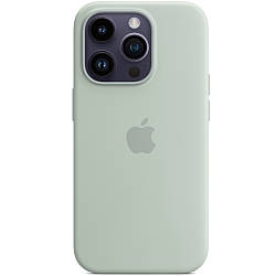 Силіконовий чохол iPhone 14 Pro Max Apple Silicone Case with MagSafe (анімація) - Succulent