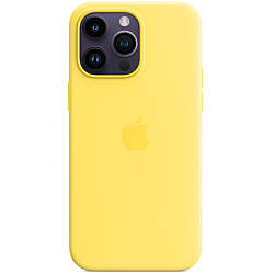 Силіконовий чохол iPhone 14 Pro Max Apple Silicone Case with MagSafe (анімація) - Canary Yellow