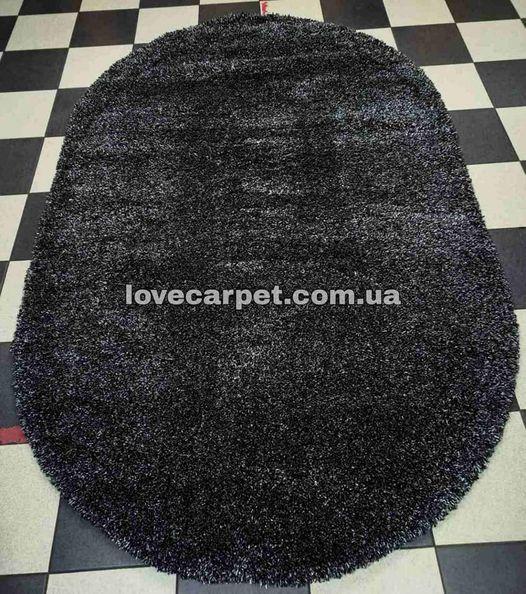 SHAGGY темно сірий овал 1,5х2,3, фото 1