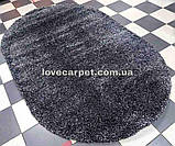 SHAGGY темно сірий овал 1,5х2,3, фото 5