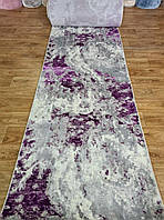 Килимова доріжка 1.18 см MODA 4591  LILAC / VIZON GRI HB