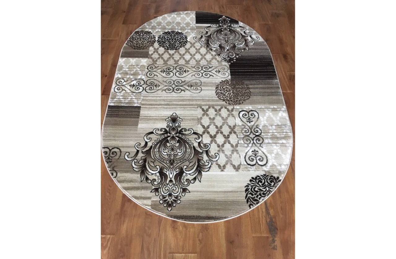 Килим 0.60х1.00 Овал MARMARIS 009 BEIGE, фото 1