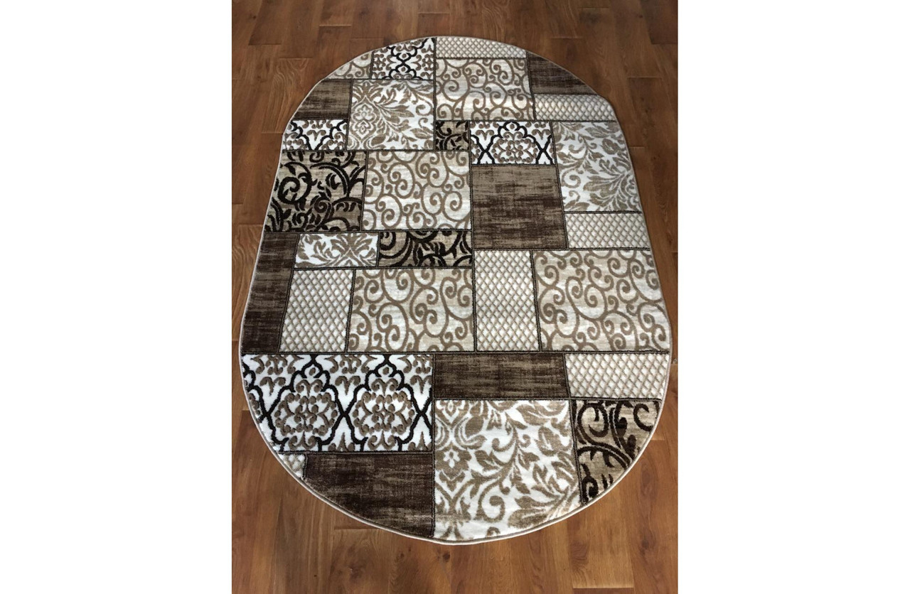 Килим 0.60х1.00 Овал MARMARIS 016 BEIGE, фото 1