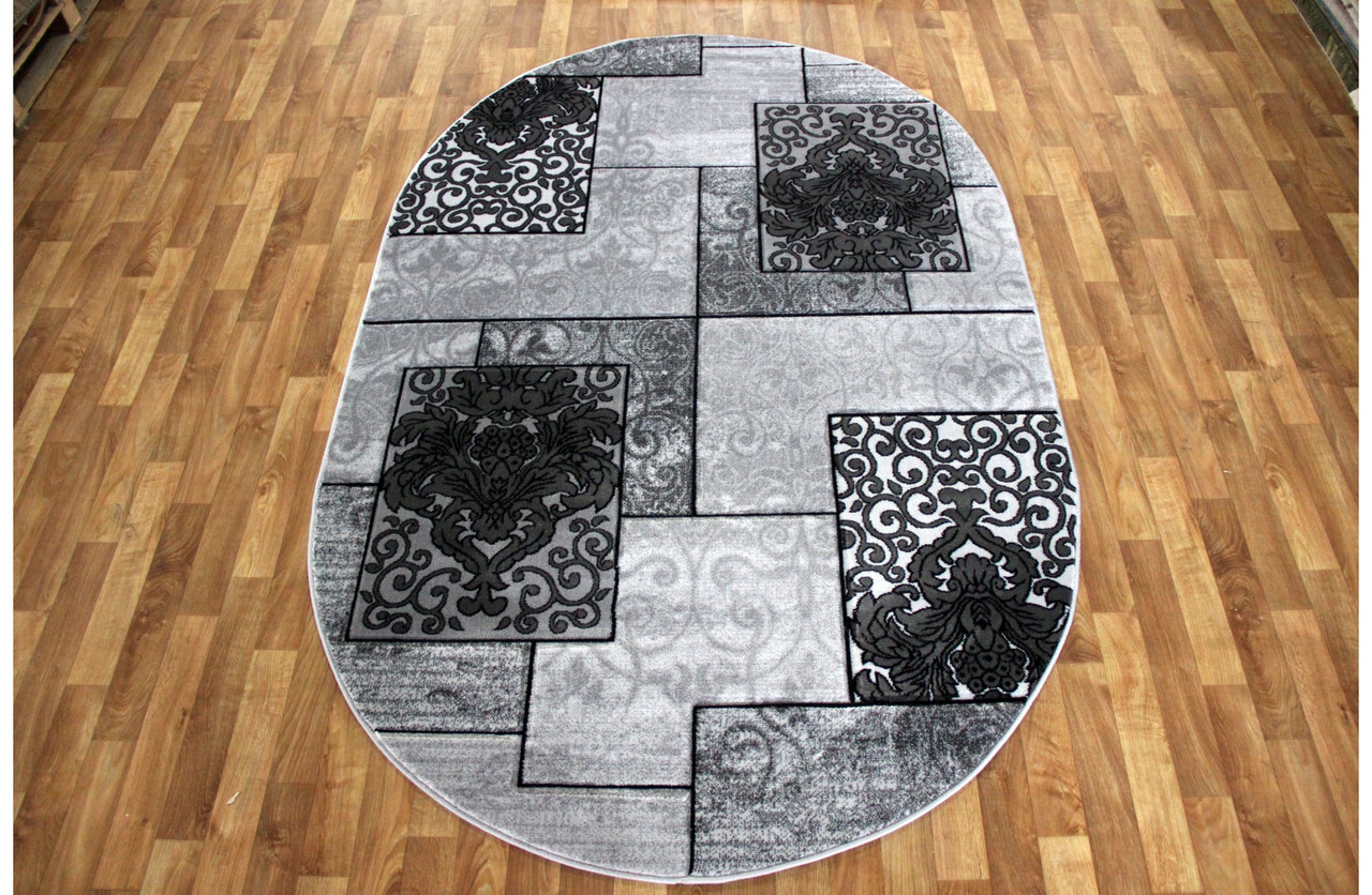 Килим 0.60х1.00 Овал MERAL 1682 GREY, фото 1