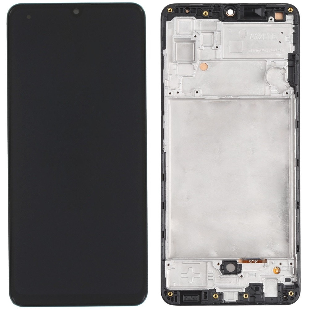 Дисплей Samsung A325 Galaxy A32 4G чорний, TFT, без функції відбитка пальця, з рамкою, фото 1
