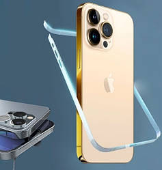 Захисна плівка iPhone 13 Pro Max прозора, протиударна, на бічну рамку, 0.14mm, X-One, комплект 2шт.