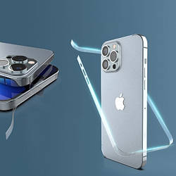 Захисна плівка iPhone 13 /13 Pro матова, протиударна, на бічну рамку, 0.14mm, X-One, комплект 2шт.