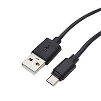 Кабель Aspor A72 USB to Micro USB 2A 25 см глянсовий чорний (для повербанка), фото 3