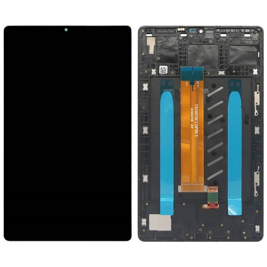 Дисплей Samsung T220 Galaxy Tab A7 Lite, версія Wi-Fi чорний, оригінал PRC, з рамкою, фото 1