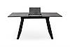 Стіл обідній Тандем 120-160 см (ніжки чорні/стільниця мармур темний), фото 6