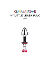 Анальна пробка з повідцем Clara Morgane My Little Leash Plug Small AIW Or2654, фото 2