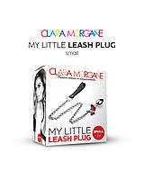 Анальна пробка з повідцем Clara Morgane My Little Leash Plug Small AIW Or2654, фото 3