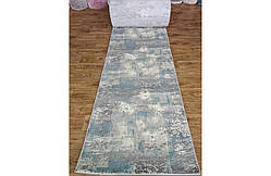 Килимова Доріжка 1.18х25.00 Рулон LUXURY 06047A BLUE / BLUE