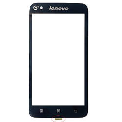 Скло дисплея Lenovo A398T+ чорне, паяне